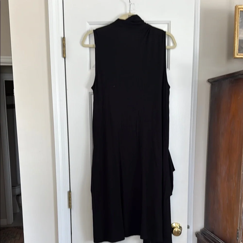 Eileen Fisher Black Sleeveless vest - Picture 6 of 9
